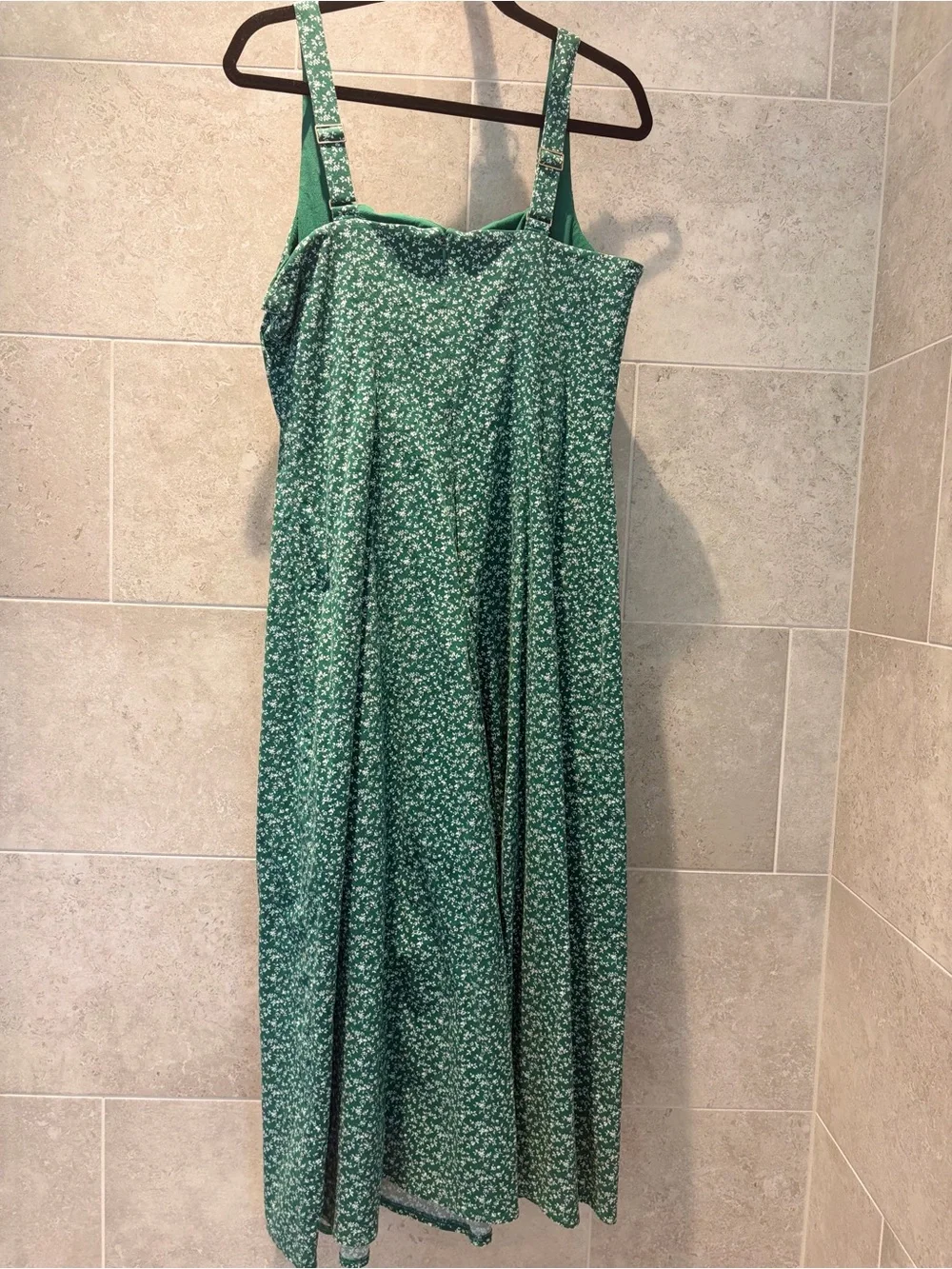 Abercrombie & Fitch Green Floral Mila Dress